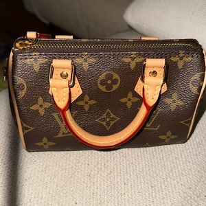 Louis Vuitton nano speedy in excellent condition